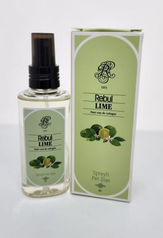 Rebul Lime 125ML Sprey Başlık Kutulu PVC Şişe Kolonya