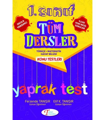 Tanışır Yayınları 1. Sınıf Tüm Dersler Konu Testleri