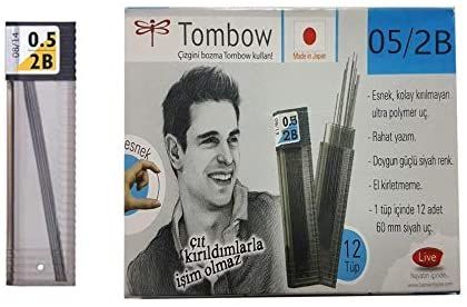 Tombow Min Klasik Tüp 0.7 mm 2B 12 Adet