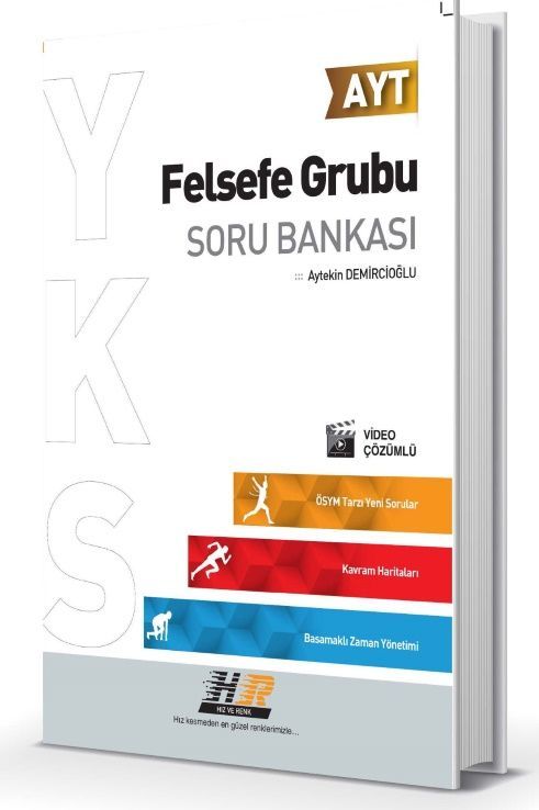 Hız ve Renk Yayınları AYT Felsefe Grubu Soru Bankası