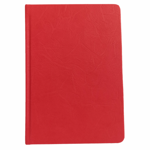 Keskin Color 14x20 160 Yaprak Düz Termo Deri Ciltli Defter Kırmızı
