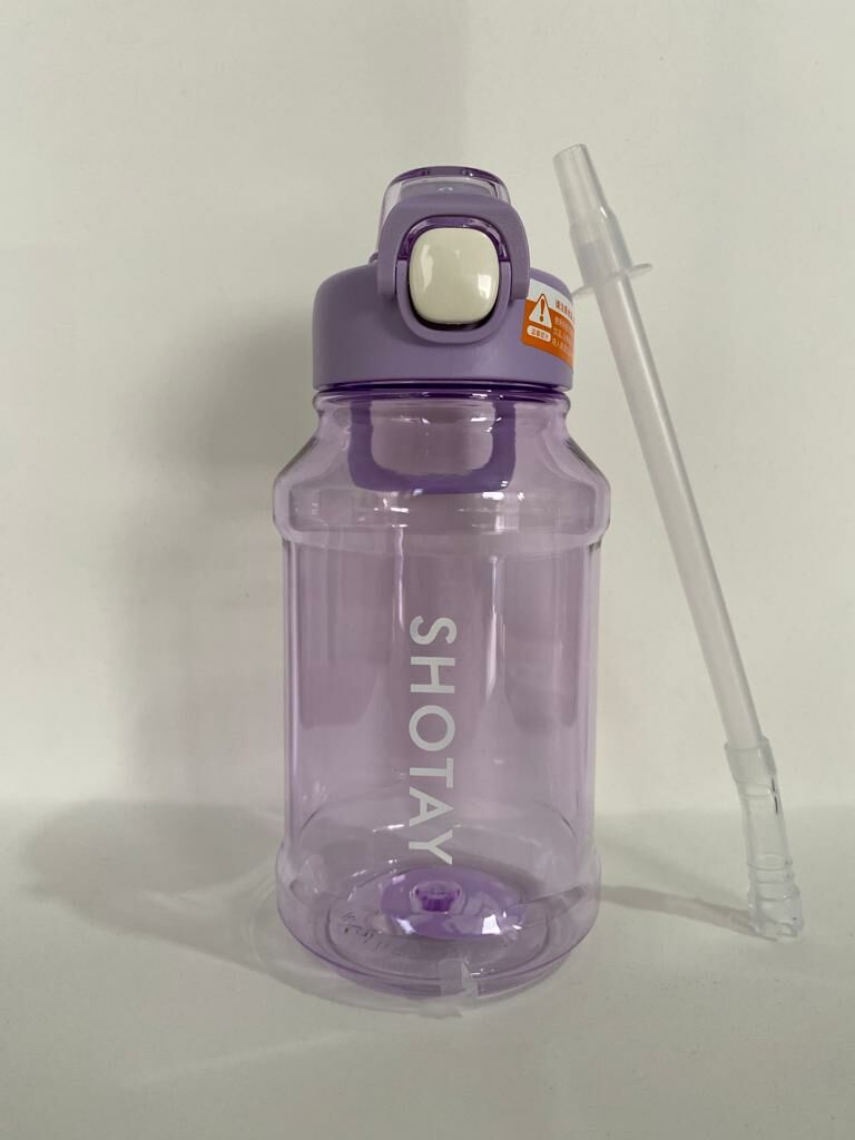 ST-6289 Pipetli Tritan Matara 900 ml Mor