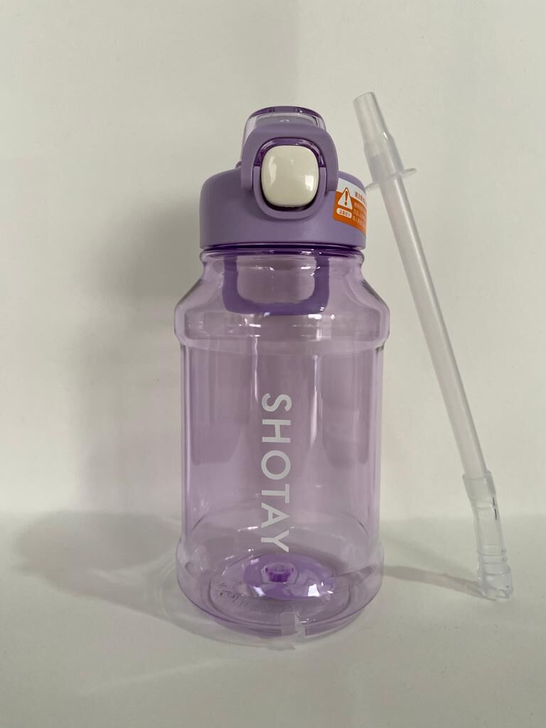 ST-6289 Pipetli Tritan Matara 900 ml Mor