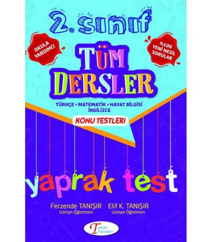 Tanışır Yayınları 2. Sınıf Tüm Dersler Konu Testleri