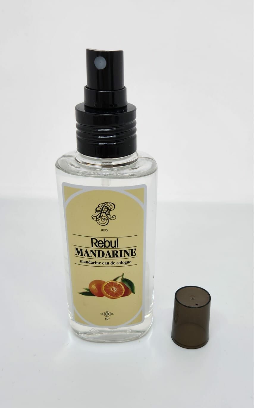 Rebul Mandarine 125ML Sprey Başlık Kutulu PVC Şişe Kolonya