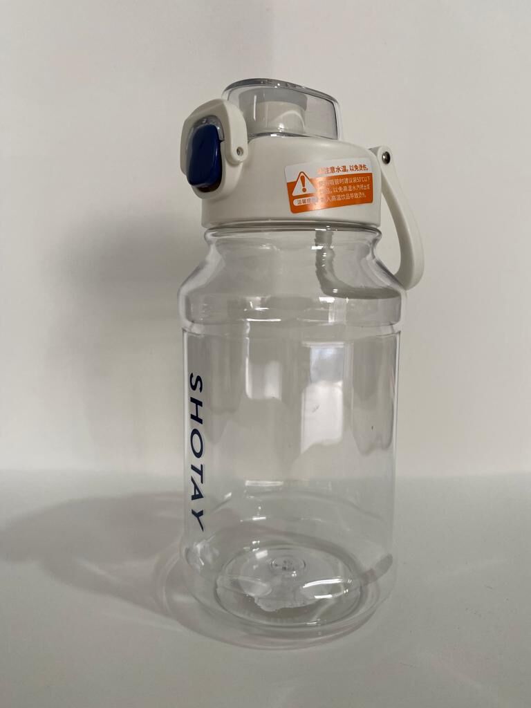 ST-6289 Pipetli Tritan Matara 900 ml Beyaz