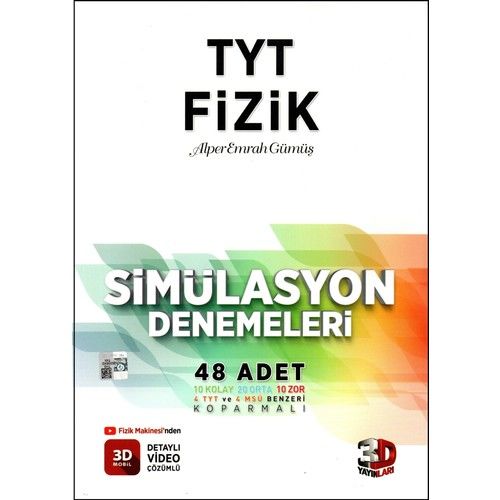 3D Yayınları TYT Fizik Simülasyon Denemeleri