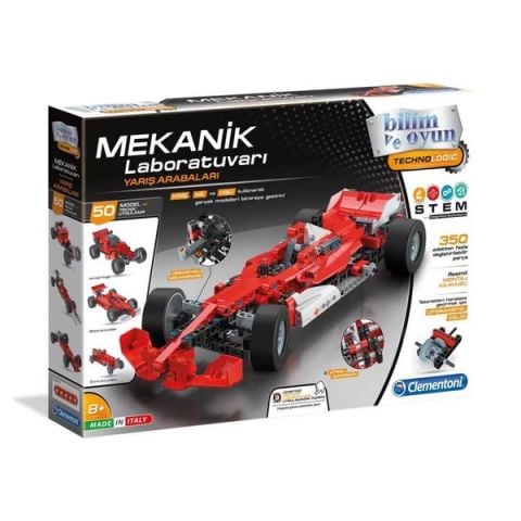 Clementoni Mekanik Laboratuvarı Yarış Arabaları (64995)