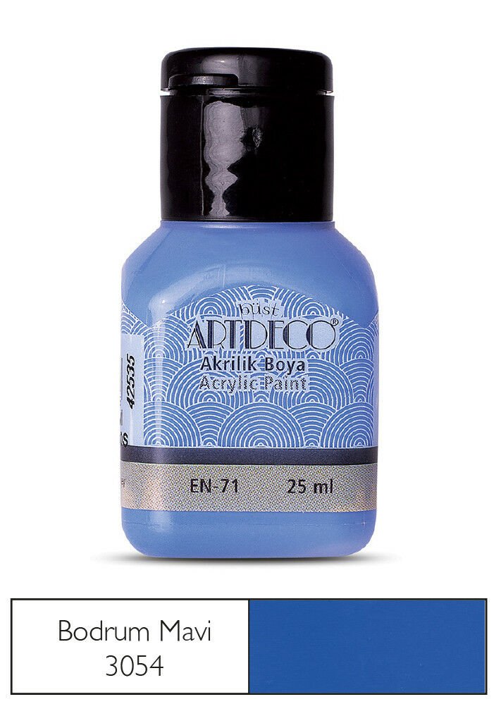Artdeco Akrilik Boya 25ml Bodrum Mavi 3054