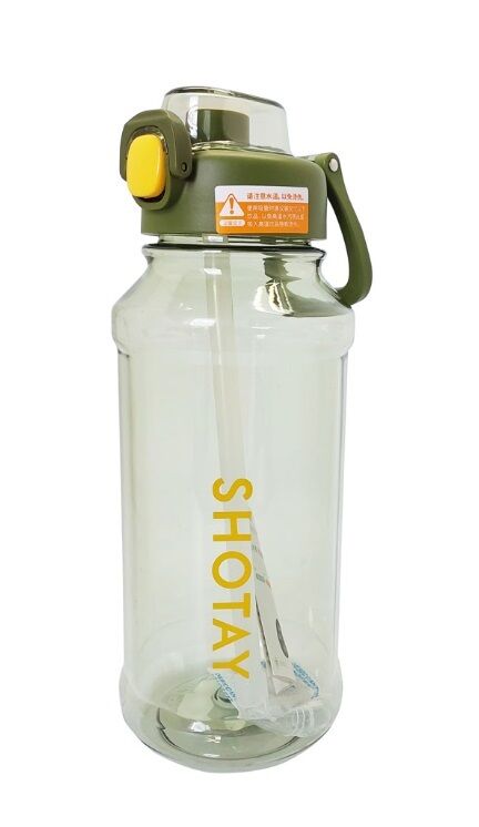 Shotay ST-6290 Pipetli Tritan Matara 1.3 L Yeşil