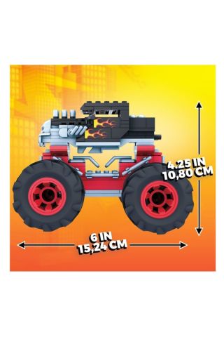 Gvm14 Mega™ Construx, Monster Trucks Blok Araçlar, 187 Parça,+5 Yaş