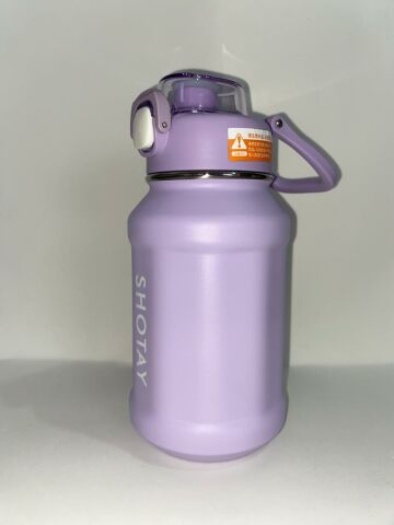 ST-8238 Çelik Pipetli Matara 720 ml Mor