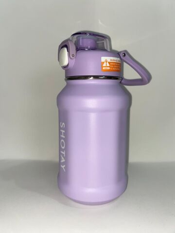 ST-8238 Çelik Pipetli Matara 720 ml Mor