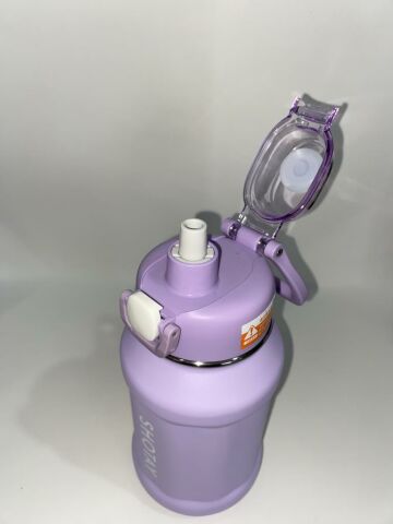 ST-8238 Çelik Pipetli Matara 720 ml Mor