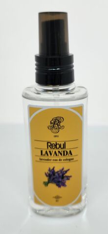 Rebul Lavanda 125ML Sprey Başlık Kutulu PVC Şişe Kolonya