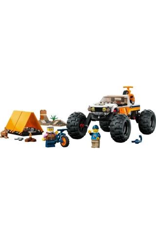 ® City 4x4 Arazi Aracı Maceraları 60387 - 6 Yaş ve Üzeri Çocuklar için Yapım Seti (252 Parça)