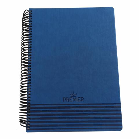Keskin Color 20x28 120 Yaprak Çizgili Sert Kapak Premier Yandan Spiralli  Defter