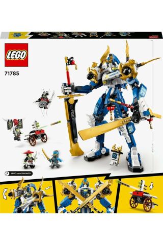 ® NINJAGO® Jay’in Titan Robotu 71785 -9 Yaş ve Üzeri Çocuklar için Oyuncak Yapım Seti(794 Parça)