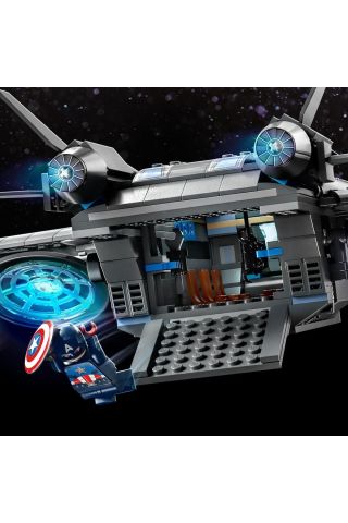 ® Marvel Avengers Quinjeti 76248 - 9 Yaş ve Üzeri için Yaratıcı Oyuncak Yapım Seti (795 Parça)