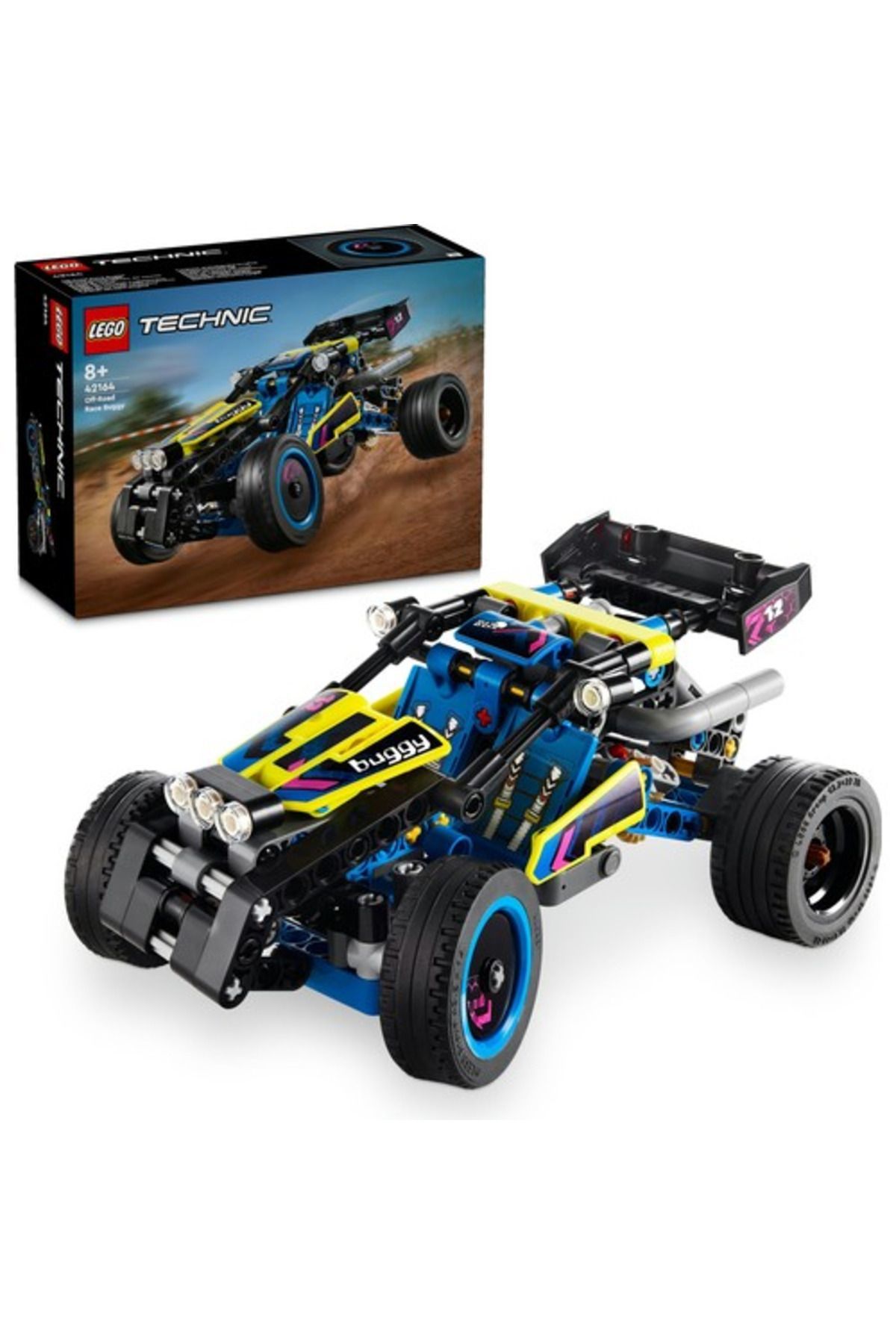 ® Technic Arazi Yarışı Arabası 42164  - 8 Yaş ve Üzeri İçin Yapım Seti (219 Parça)
