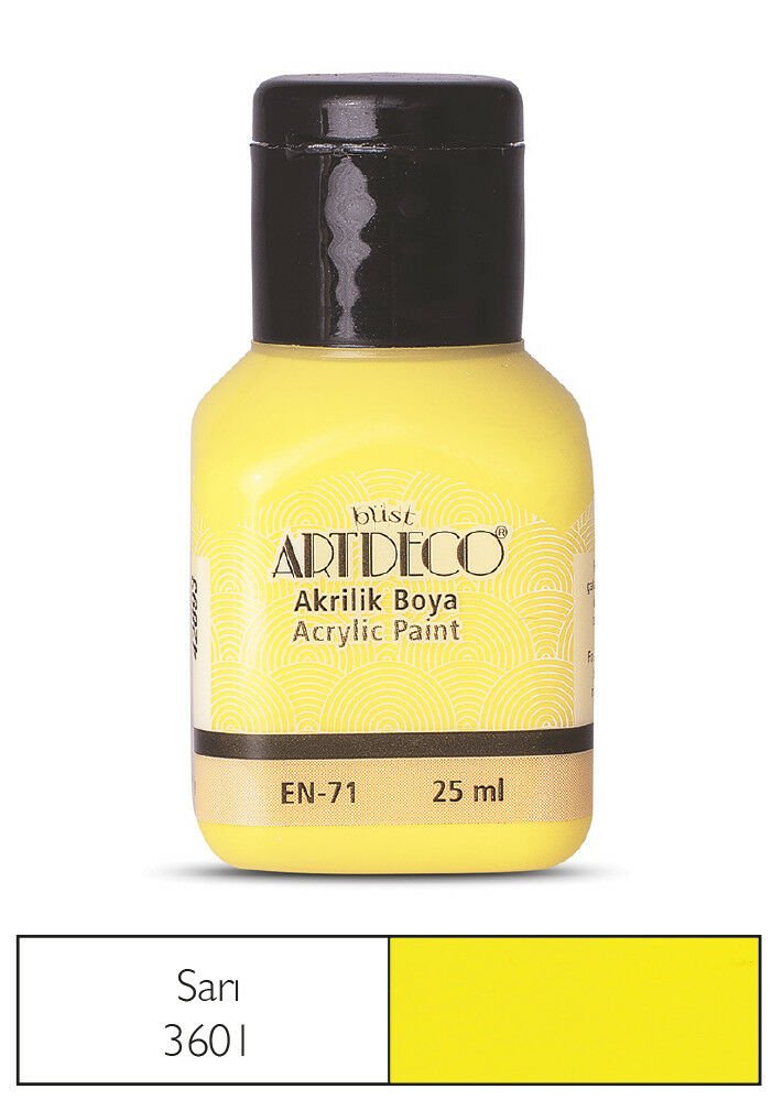 Artdeco Akrilik Boya 25ml Sarı 3601