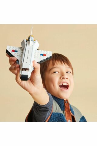 ® Creator Uzay Mekiği 31134 - 6 Yaş ve Üzeri Çocuklar için Yaratıcı Yapım Seti (144 Parça)