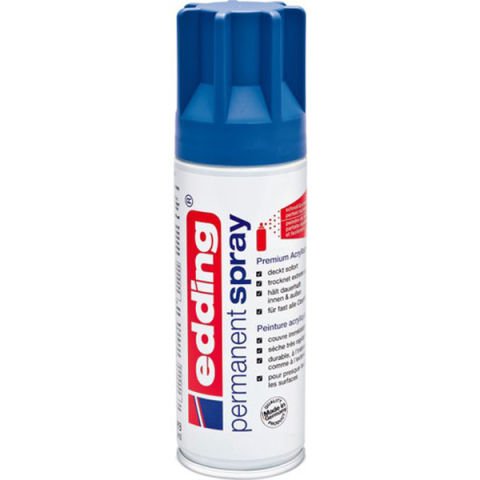 Edding Permanent(kalici) Akri̇li̇k Sprey Boya Gentian Mavi̇ (gentian Blue) Mat 903 (e 5200)