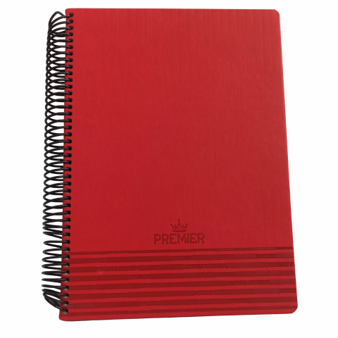 Keskin Color 20x28 120 Yaprak Kareli Sert Kapak Premier Yandan Spiralli  Defter