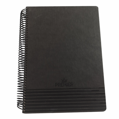Keskin Color 20x28 120 Yaprak Kareli Sert Kapak Premier Yandan Spiralli  Defter