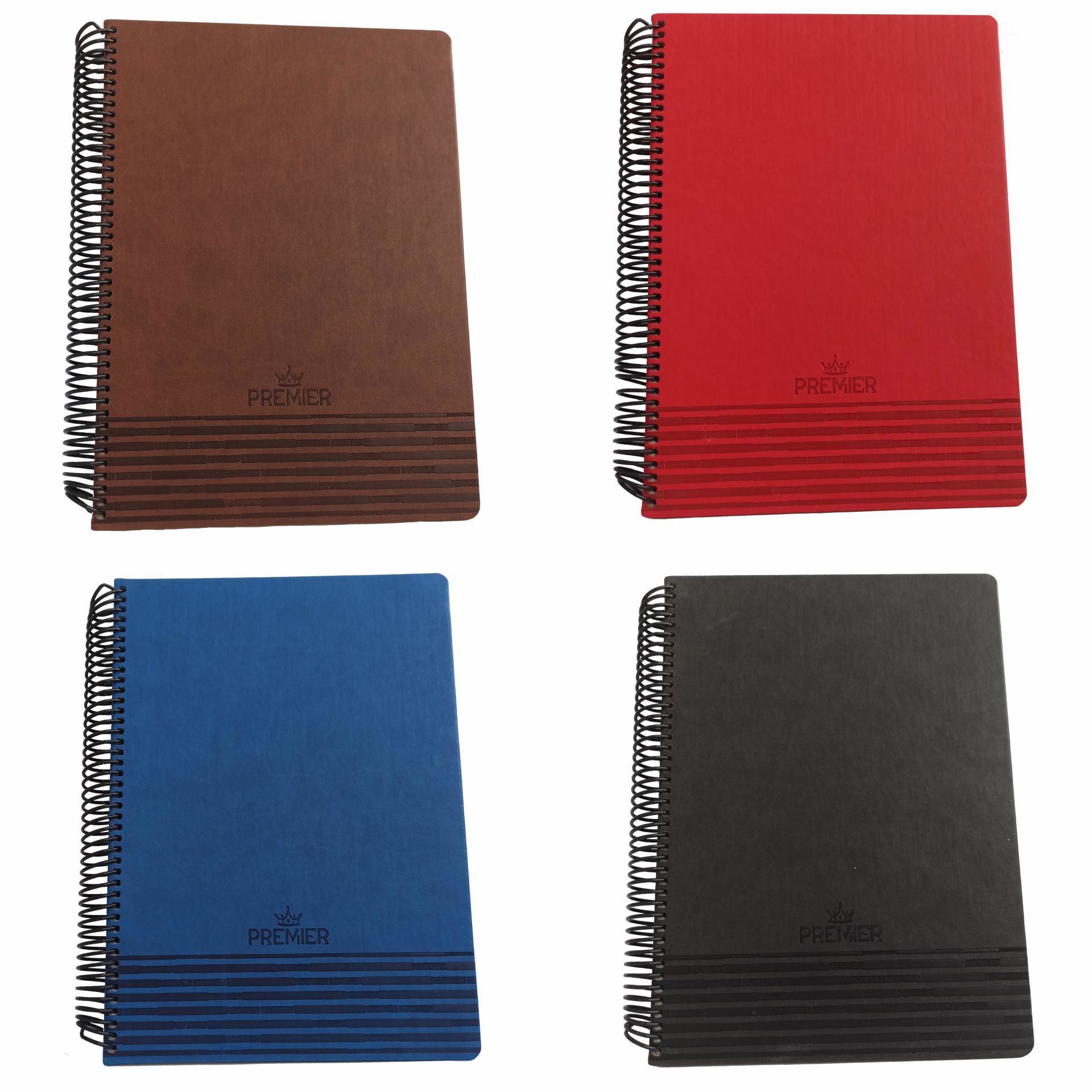 Keskin Color 20x28 120 Yaprak Kareli Sert Kapak Premier Yandan Spiralli  Defter