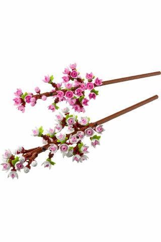 ® Kiraz Çiçekleri İnşa Edilebilen Çiçek Buketi 40725 - 8 Yaş+ İçin Yapım Seti (430 Parça)