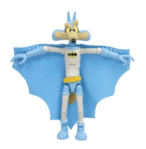 Warner Bros Bugs W.E.Coyote-Batman Kıyafetiyle 18 cm Koleksiyon Figürü WAW03000