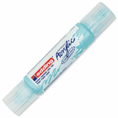 Edding 5400 Akrilik Markör Çift Taraflı Kesik Uç Pastel Mavi̇