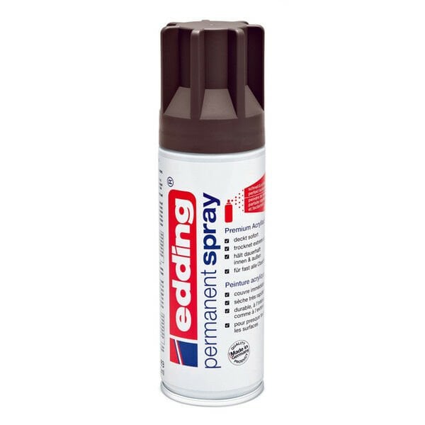Edding Permanent(kalici) Akri̇li̇k Sprey Boya Çi̇kolata Kahvesi̇ (chocolate Brown) Mat 907 (e 5200)