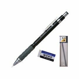 Tombow Siyah Grip Kalem 0.5mm Kalem Seti Silgi Hediyeli SH-300