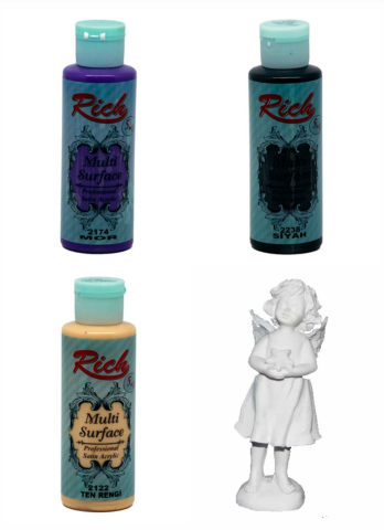 Rich Multisurface Akrilik Boya+Melek Obje