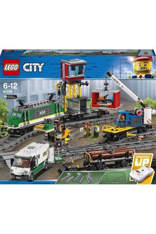 ® City Kargo Treni 60198 - Tren Seven Çocuklar için Oyuncak Yapım Seti (1226 Parça)