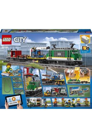 ® City Kargo Treni 60198 - Tren Seven Çocuklar için Oyuncak Yapım Seti (1226 Parça)