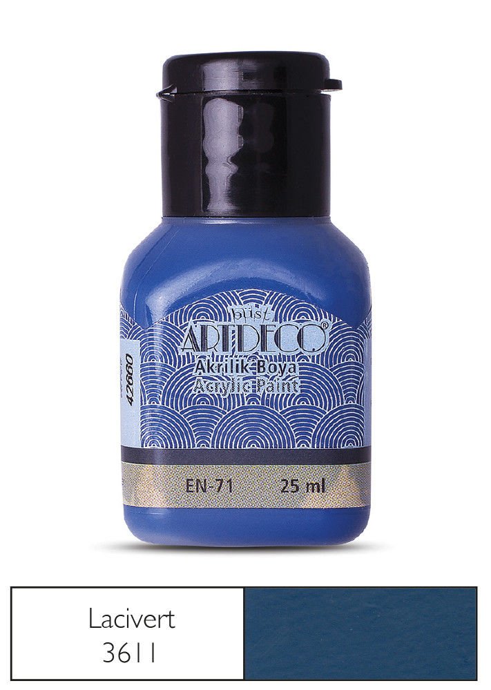 Artdeco Akrilik Boya 25ml Lacivert 3611