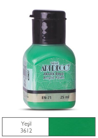Artdeco Akrilik Boya 25ml Yeşil 3612