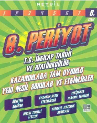 Netbil Yayıncılık 8. Sınıf T.C. İnkılap Tarihi ve Atatürkçülük 8. Periyot