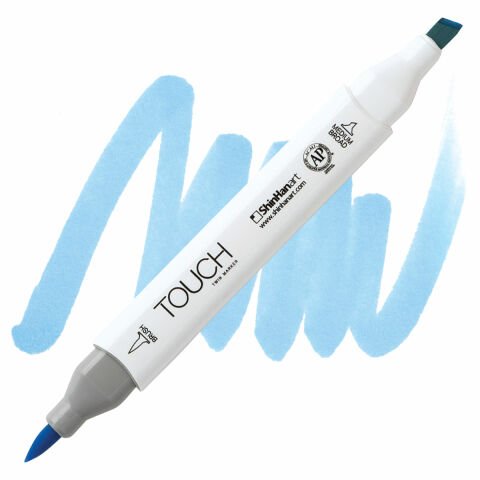 Touch Twin Brush Marker - Pale Blue Light PB185