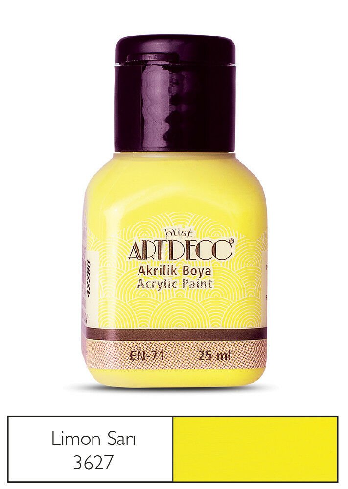 Artdeco Akrilik Boya 25ml Limon Sarı 3627