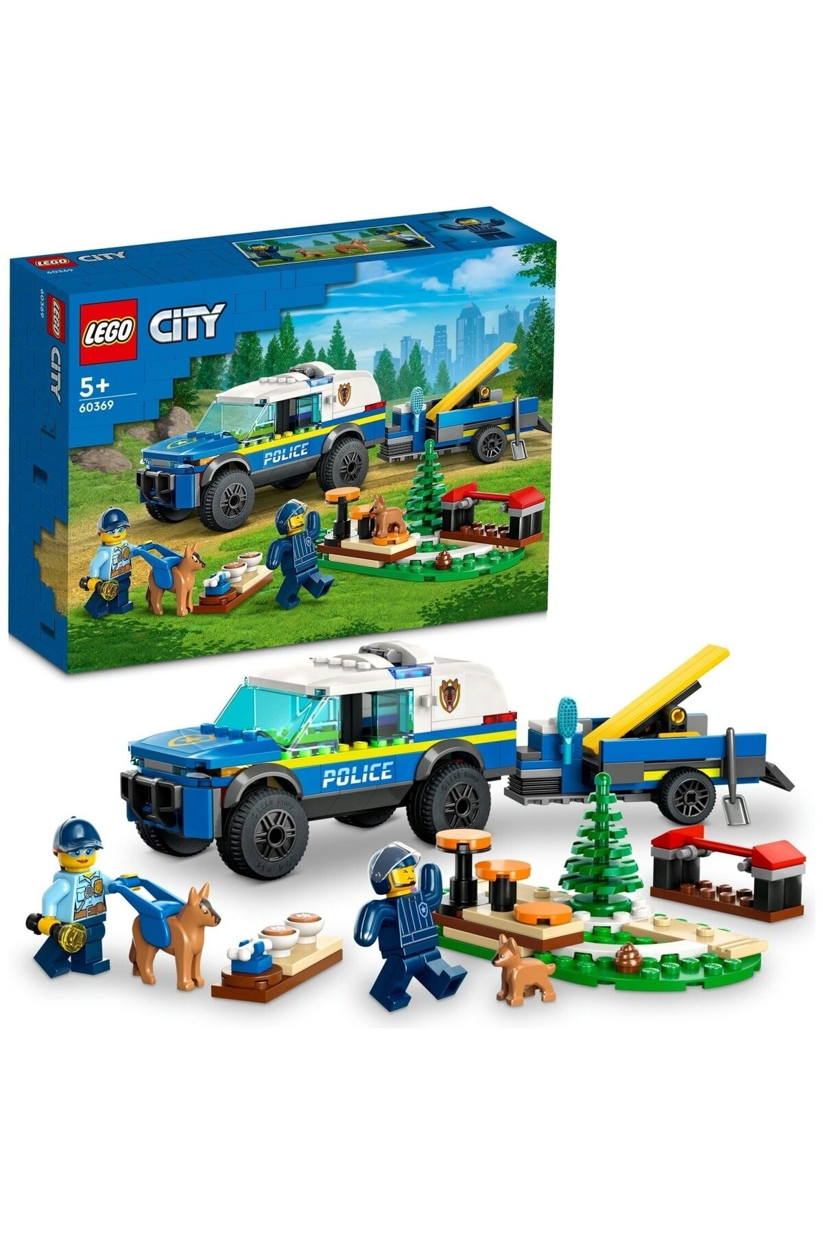 City Mobil Polis Köpeği Eğitimi 60369 (197 Parça)