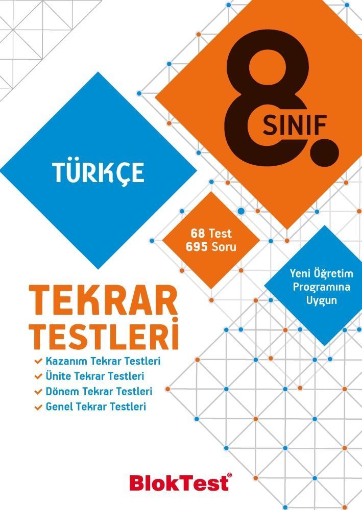 Bloktest Yayınları 8. Sınıf Türkçe Tekrar Testleri