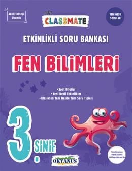 Okyanus Yayıncılık 3. Sınıf Classmate Fen Bilimleri Etkinlikli Soru Bankası