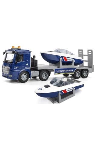 Sesli ve Işıklı Tekne Taşıyıcı Tır - PY8815B