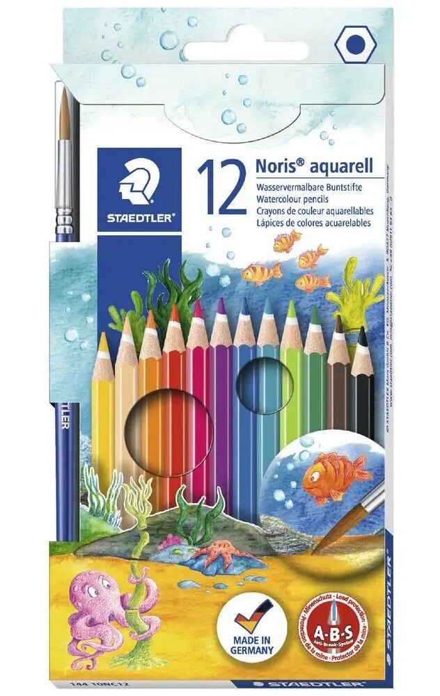 Staedtler Kuru Sulu Boya 12'li Noris Aquarell