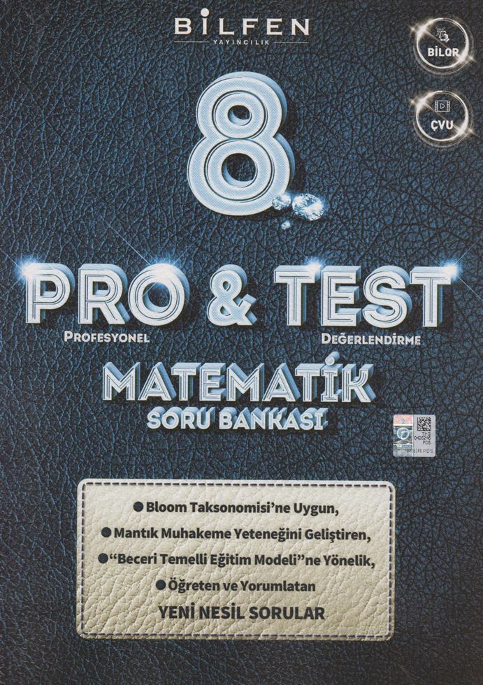 Bilfen Yayıncılık  8. Sınıf Matematik ProTest Soru Bankası