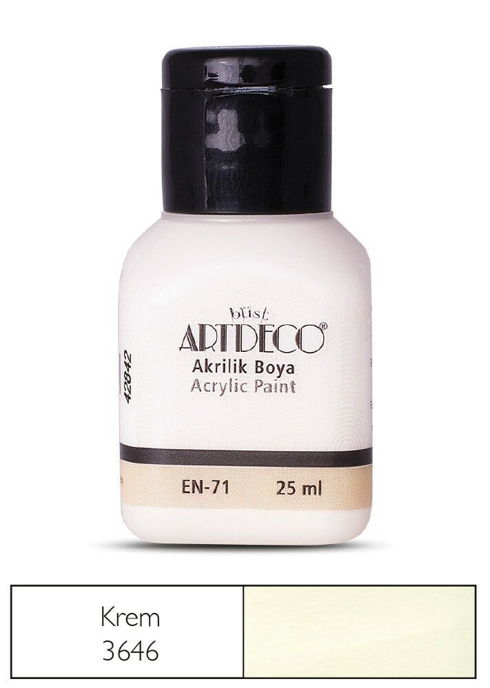 Artdeco Akrilik Boya 25ml Krem 3646
